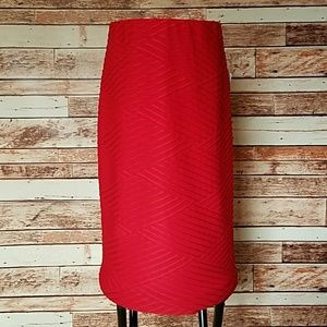 🆕️Red Petite Pencil Skirt. Small.